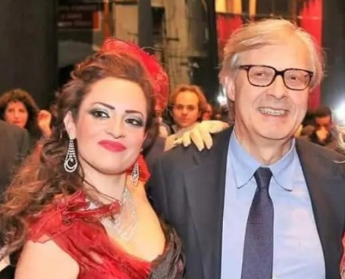 Sabrina Messina e Vittorio Sgarbi